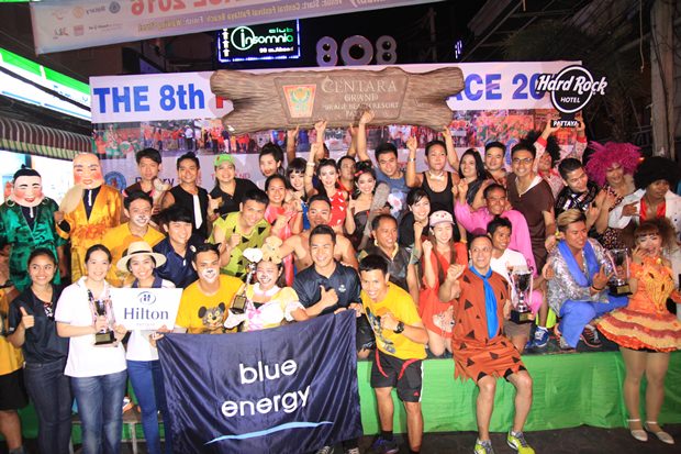 Die drei Sieger bei der Siegerehrung: 1. Centara Grand Mirage Beach Resort Pattaya, 2. Hard Rock Hotel Pattaya, und 3. Hilton Hotel Pattaya. Die drei Sieger bei der Siegerehrung: 1. Centara Grand Mirage Beach Resort Pattaya, 2. Hard Rock Hotel Pattaya, und 3. Hilton Hotel Pattaya.