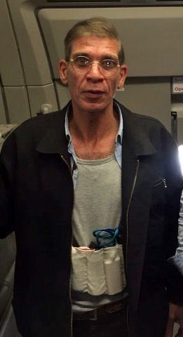 Der Flugzeugentführer Seif Eldin Mustafa. Der Flugzeugentführer Seif Eldin Mustafa.