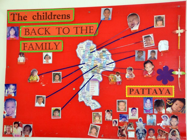 Die Kinder des Heimes, das unter der Schirmherrschaft des Mercy Centers Pattaya ist. 