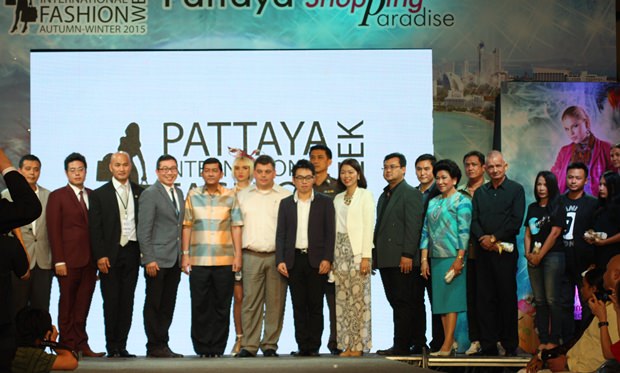Die Eröffnungszeremonie der Pattaya Internationalen Modewoche. 