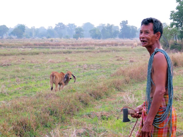 Das harte Leben als Reisbauer zeichnet die Gesichter der Menschen im Isan. 