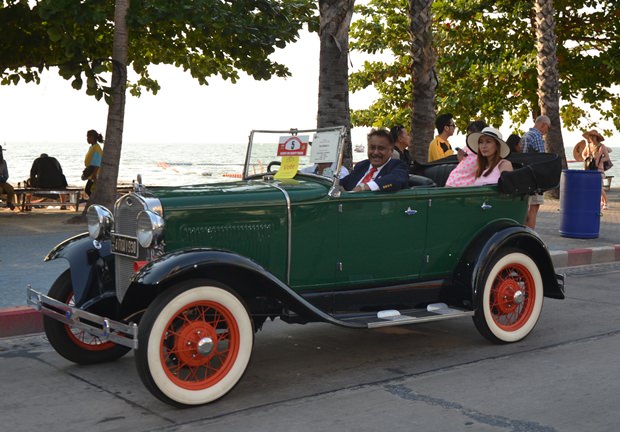 Pattaya Mail’s Peter Malhotra in eunem A Model Ford