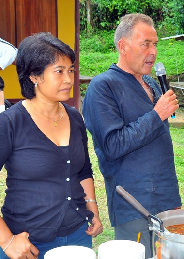 Mayuree und Gottfried Auer – unere liebenswerten Gastgeber in Chiang Mai. 