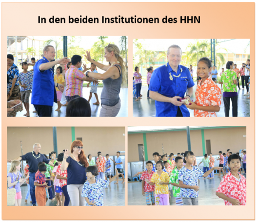 Erinnerungen an den Besuch im Drop In Center und Child protection Center.