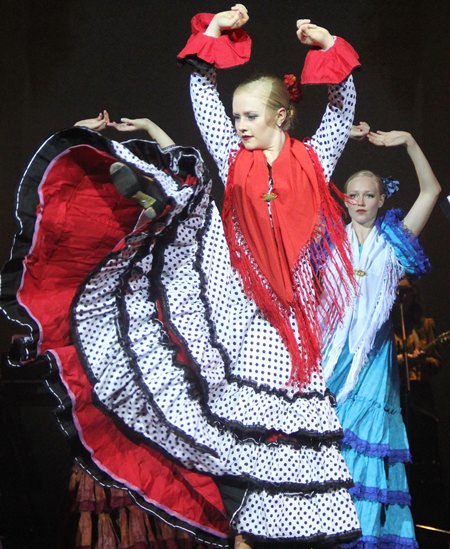 Feuriger Flamenco aus Spanien. Feuriger Flamenco aus Spanien.