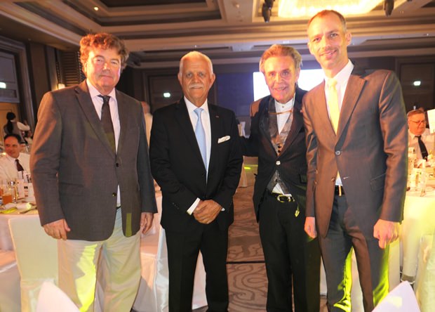 Von links:  Thomas Stritzl, Hagen Dirksen, Axel Brauer und Jan Scheer von der Deutschen Botschaft.