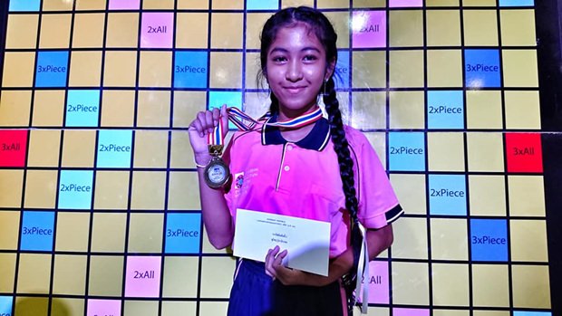 Jariya vom Asian Lernzentrum, die ursprünglich ais Kambodscha stammt, wurde Zweite beim Sudoku Wettbewerb.