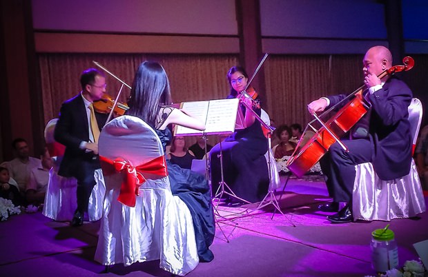 Das Streichquartett “PRO Musica”.