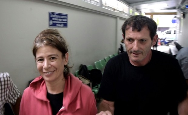 Der 58-jährige Italiener Francesco Galdeli und seine Partnerin, die 45-jährige Vanja Goffi bei ihrer Verhaftung.