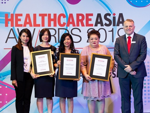 Das Bangkok Hospital Pattaya gewann drei wertvolle preise bei den “Healthcare Asia Award 2019“ in Singapur.