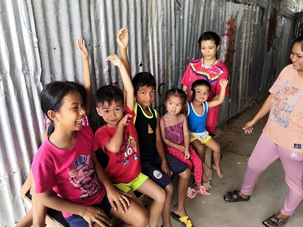 Das Aussenteam der HHNFT besuchte dieses Mal Kinder im Ocean Workers Camp. 