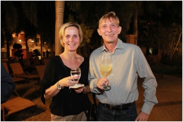 (Von links) Birgit Hackenjos und Heiko Klimanschefski.