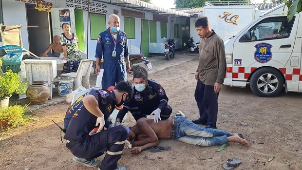 Sompong Deewangyang, 40, wurde bewusstlos und verletzt gefunden.