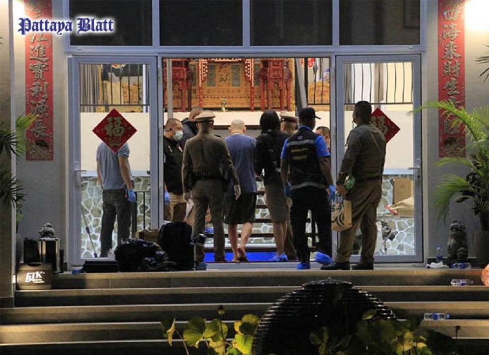 (Pattaya News 5) May 20 04 Chinese arrested in luxury home for shooting police pic 2