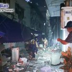 (Pattaya News 1) Huge explosion wrecks buildings on Pattaya Central Road pic 4 copy